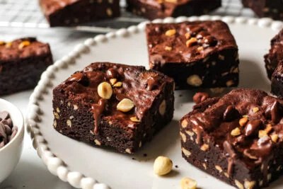 Vegan brownies με φουντούκι